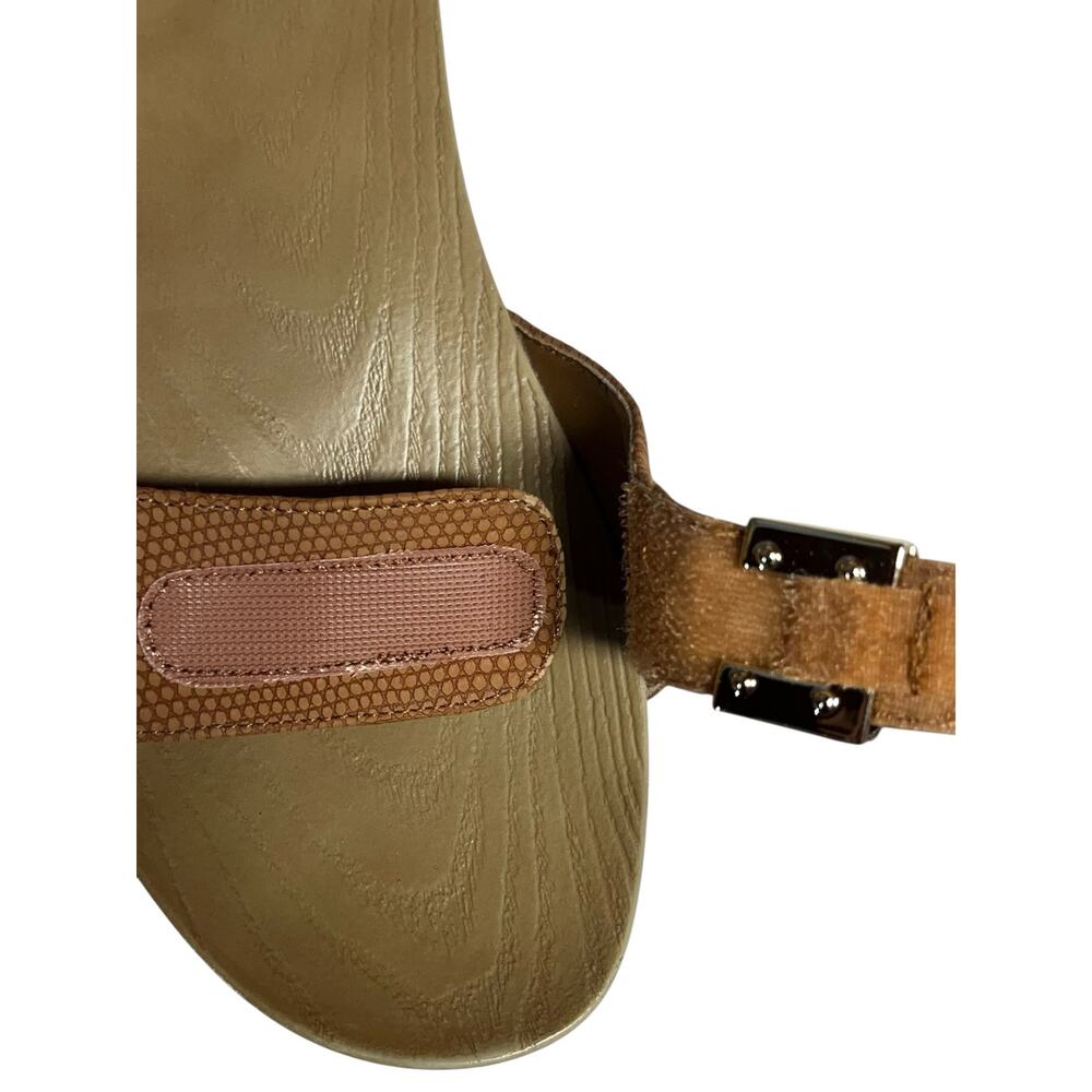 Dr. Scholl's Shoes Women's Classic Sandal Faux Wood Slide Sandal 9M - Picture 5 of 6